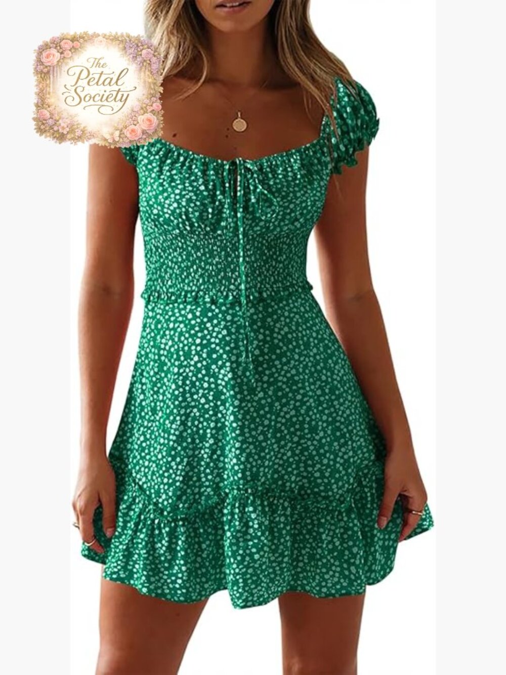 Summer Sweetheart Neck Ruffle Mini Dress Polyester Casual Party Wear